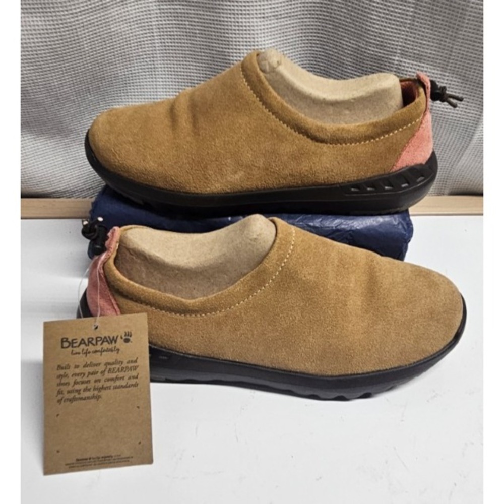 Bearpaw Jack Iced womens brown sneakers suede upper drawing cord heel